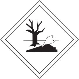 Plaque alu symbole danger n°11 